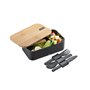 Boîte à lunch Gefu G-12376 Noir 1 L Acier inoxydable Plastique Rectang