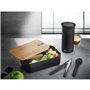 Boîte à lunch Gefu G-12376 Noir 1 L Acier inoxydable Plastique Rectang