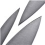 Ensemble de Couteaux Zwilling 35048-000-0 Noir Acier (3 Unités) Plasti