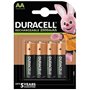 Piles Rechargeables DURACELL DURDLLR6P4B AA 1,2 V (4 Unités)