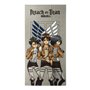 Serviette de plage Attack on Titan Multicouleur 100 % polyester 70 x 1