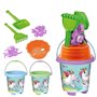 Set de jouets de plage Juinsa Licorne 20 x 41 cm