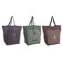 Sac en toile DKD Home Decor Marron Vert Bordeaux Toile 68 x 30 x 55 cm