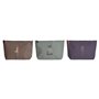 Trousse de toilette DKD Home Decor Marron Vert Bordeaux Toile Yoga 33 