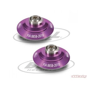 Kit d'attaches pour casque Bell HANS Rose FIA 8858-2010