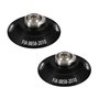 Kit d'attaches pour casque Bell HANS Noir FIA 8858-2010