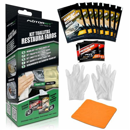 Lingettes pour phares Motorkit MOT1004