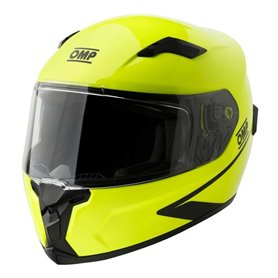 Casque intégral OMP CIRCUIT EVO2 Jaune Fluorescent S