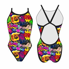 Maillot de bain femme Turbo Revolution Comic Noir S