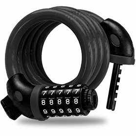 Câble avec cadenas Beeper ME129-12 Noir