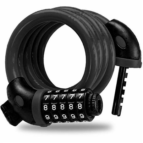 Câble avec cadenas Beeper ME129-12 Noir