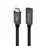 Câble Rallonge à USB-C NANOCABLE 10.01.4401-L150 Noir 1,5 m