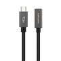 Câble Rallonge à USB-C NANOCABLE 10.01.4401-L150 Noir 1,5 m