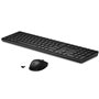 Clavier et souris sans fil HP 4R009AA Espagnol Qwerty Noir