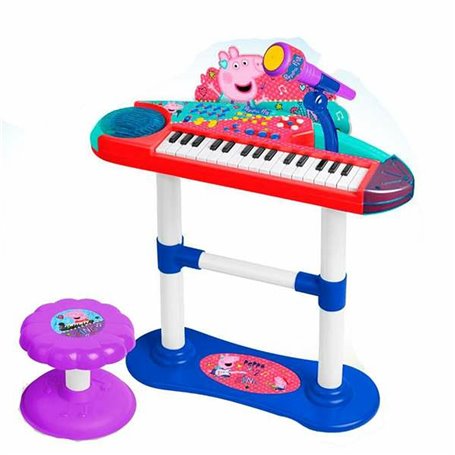 Piano jouet Peppa Pig Microphone Banquette