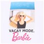 T shirt à manches courtes Barbie Vacay Mode Blanc Unisexe