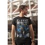 T shirt à manches courtes Batman Manga Cover Noir Unisexe