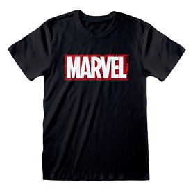 T-shirt à manches courtes unisex Marvel Noir