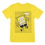 T-shirt à manches courtes unisex Spongebob Barnacles Jaune