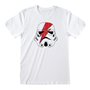 T-shirt à manches courtes unisex Star Wars Ziggy Stormtrooper Blanc