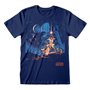 T-shirt à manches courtes unisex Star Wars New Hope Vintage Noir