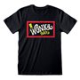 T-shirt à manches courtes unisex Willy Wonka Wonka Bar Noir