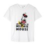 T shirt à manches courtes Enfant Minnie Mouse Blanc