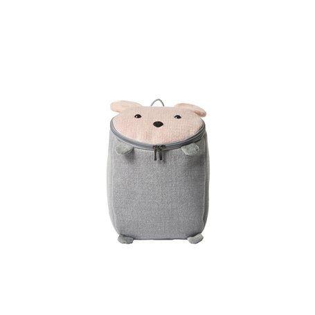 Cartable Crochetts Gris 21 x 28 x 12 cm Souris