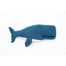 Jouet Peluche Crochetts OCÉANO Bleu foncé Baleine 28 x 75 x 12 cm