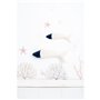 Jouet Peluche Crochetts OCÉANO Blanc Poissons 11 x 6 x 46 cm 9 x 5 x 3