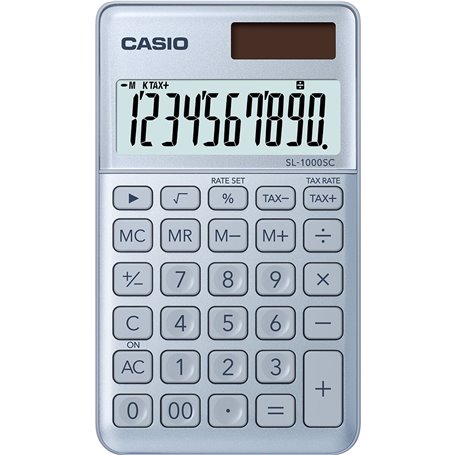 Calculatrice Casio SL-1000SC Noir Métal