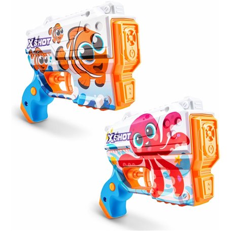 Set de 2 Pistolets Zuru X-Shot Preschool Blaster  130 ml 15,5 x 37 x 4