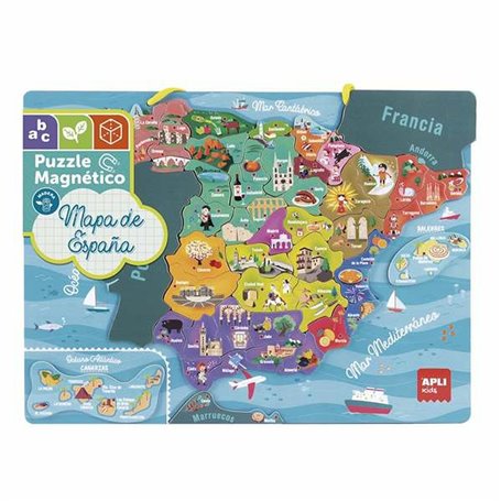 Puzzle Apli Espagne Magnétique 50 Pièces