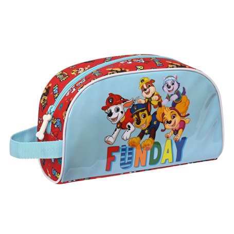 Trousse de Toilette The Paw Patrol Funday Rouge Bleu clair (26 x 16 x 