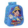 Sac à dos enfant 3D Clásicos Disney Pinochio Bleu 27 x 33 x 10 cm