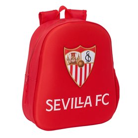 Sac à dos enfant 3D Sevilla Fútbol Club Rouge 27 x 33 x 10 cm
