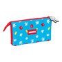 Trousse Fourre-Tout Triple Mickey Mouse Clubhouse Fantastic Bleu Rouge