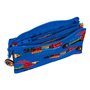 Trousse Fourre-Tout Triple Cars Race ready Bleu 22 x 12 x 3 cm