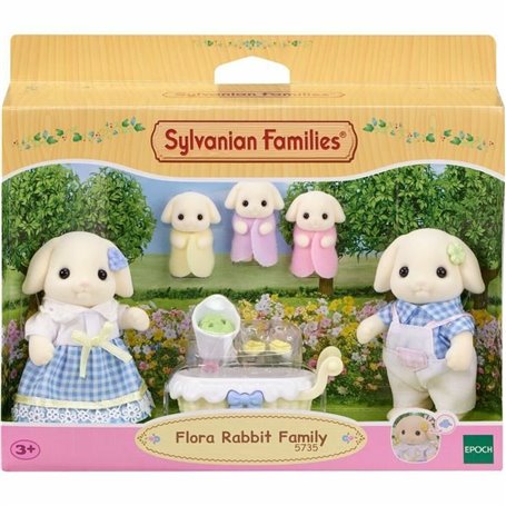 Accessoires pour poupées Sylvanian Families 5735 Flora Rabbit family