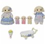 Accessoires pour poupées Sylvanian Families 5735 Flora Rabbit family