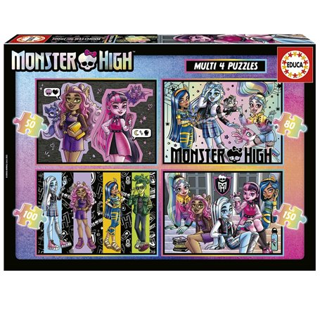 Puzzle Educa Monster High Multipuzzle