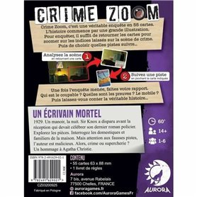 Jeu de société Asmodee Crime Zoom Un Écrivain Mortel (FR)