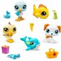 Ensemble de Figurines Bandai Littlest Pet Shop Plastique