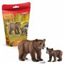 Figurine Schleich 42473 Maman grizzly avec ourson Plastique