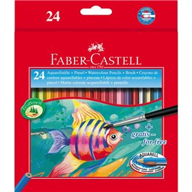 crayons de couleurs pour aquarelle Faber-Castell 114425 Multicouleur 2