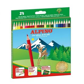 Crayons de couleur Alpino AL010658 Multicouleur 24 Pièces