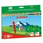 Crayons de couleur Alpino AL010659 Multicouleur 30 Pièces Noir 24 Pièc