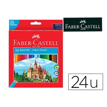 Crayons de couleur Faber-Castell 120124 Multicouleur 24 Pièces (24 Piè