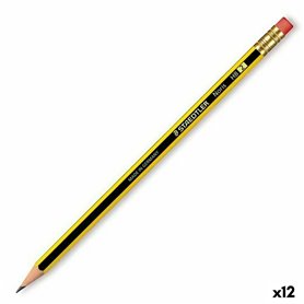 Crayon avec Gomme Staedtler Noris 122 HB (12 Unités)