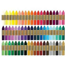 Crayons gras de couleur Manley Special Edition Multicouleur 60 Pièces